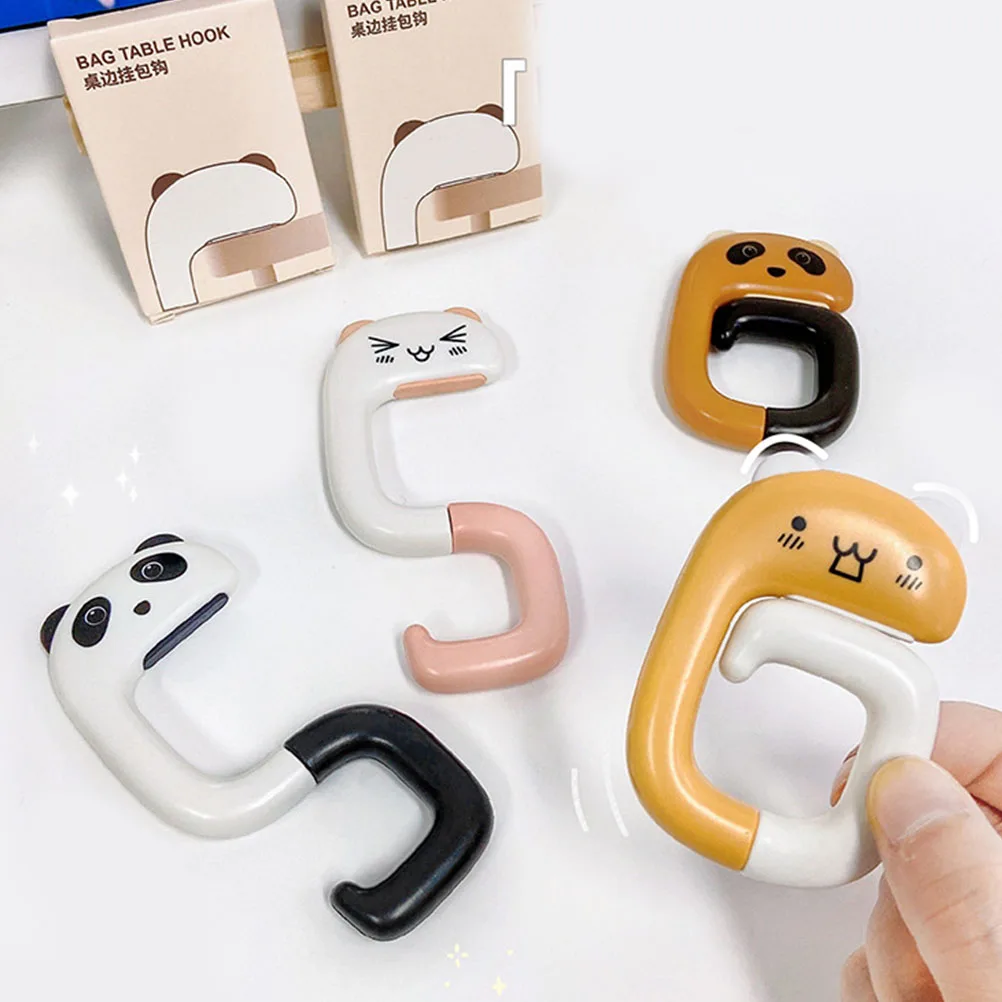 

Cartoon for Hanging Handbags School Tote Hooks Tables Abs Purse Holder Hanger Foldable Office