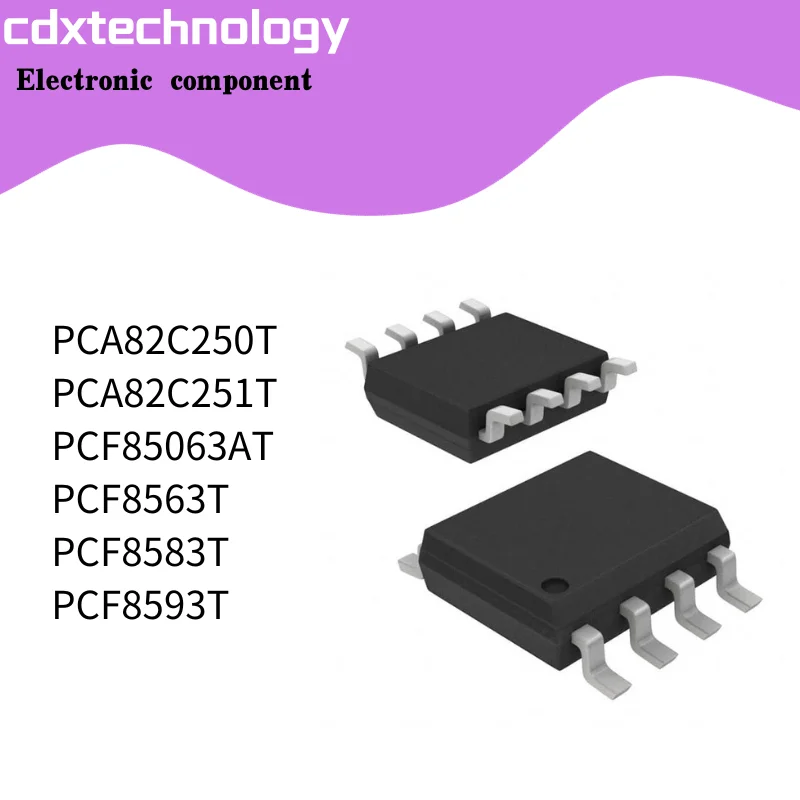 5PCS/LOT PCA82C250T PCA82C251T PCF85063AT PCF8563T PCF8583T PCF8593T SOP8  Integrated circuit New stock