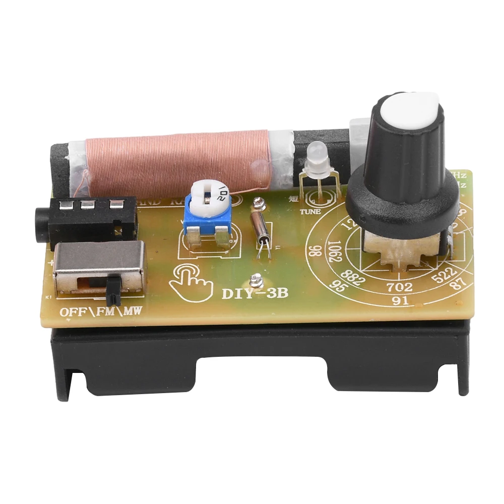 87-108MHz AM/FM Medium Wave FM Two Band Stereo Digital Tuner Headset Radio Module Kit Diy Making Teaching Products