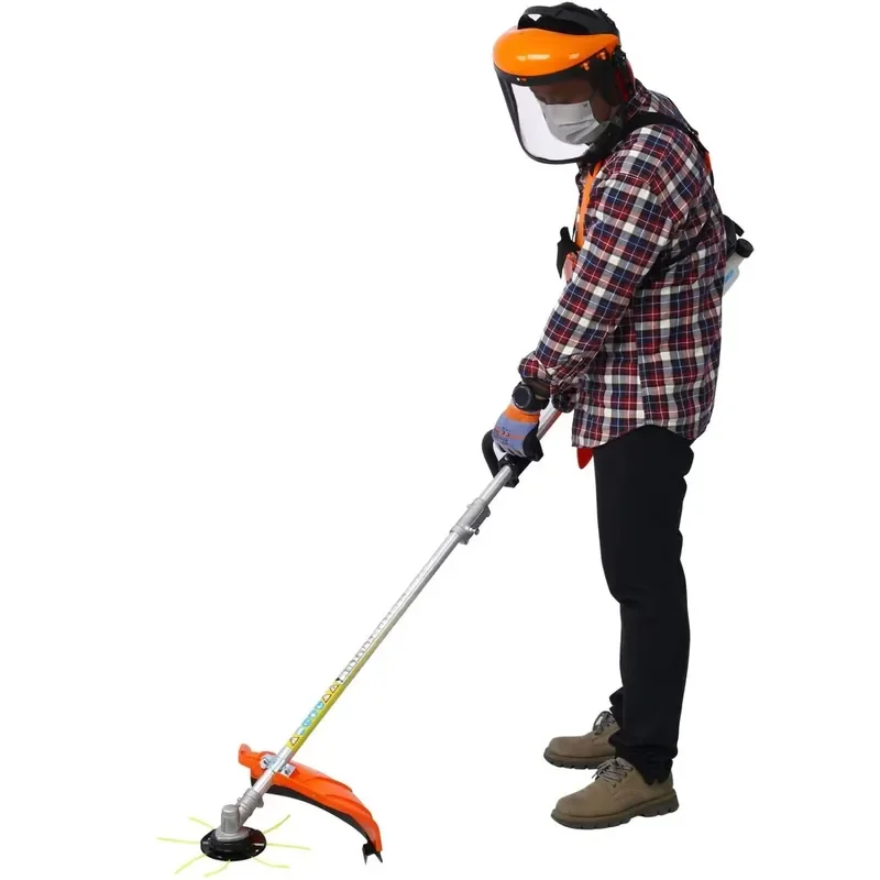 12 in 1 Multi-Functional Garden Tool System 32.6CC 2 Cycle Pole Saw Hedge Grass Trimmer
