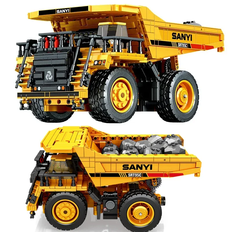 

SEMBO City Engineering Mining Dump Truck Model Building Blocks Technical Construction Vehicle Car Bricks Toys For Children MOC