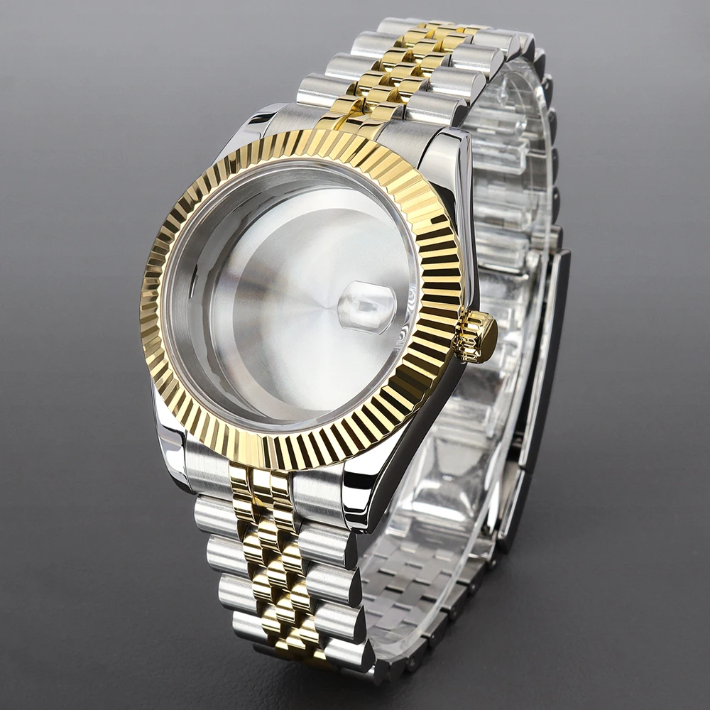 

NH35 Watch Accessories 36mm/39mm Watch Case Bracelet Sapphire Glass For NH35 NH36 NH38 Miyota 8215 8205 Movement Datejust Oyster