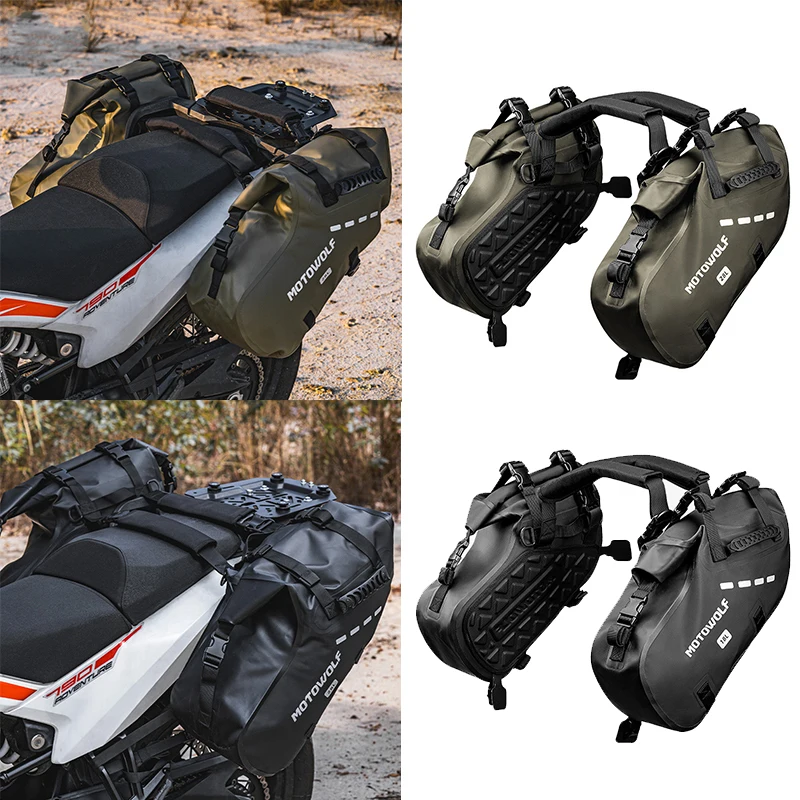 

Waterproof Motorcycle Bag Outdoor Dry Sack Bag Waterproof 18L/28L Shoulder Bag, Diving, Swimming, Hiking Driving Travel Tail Bag
