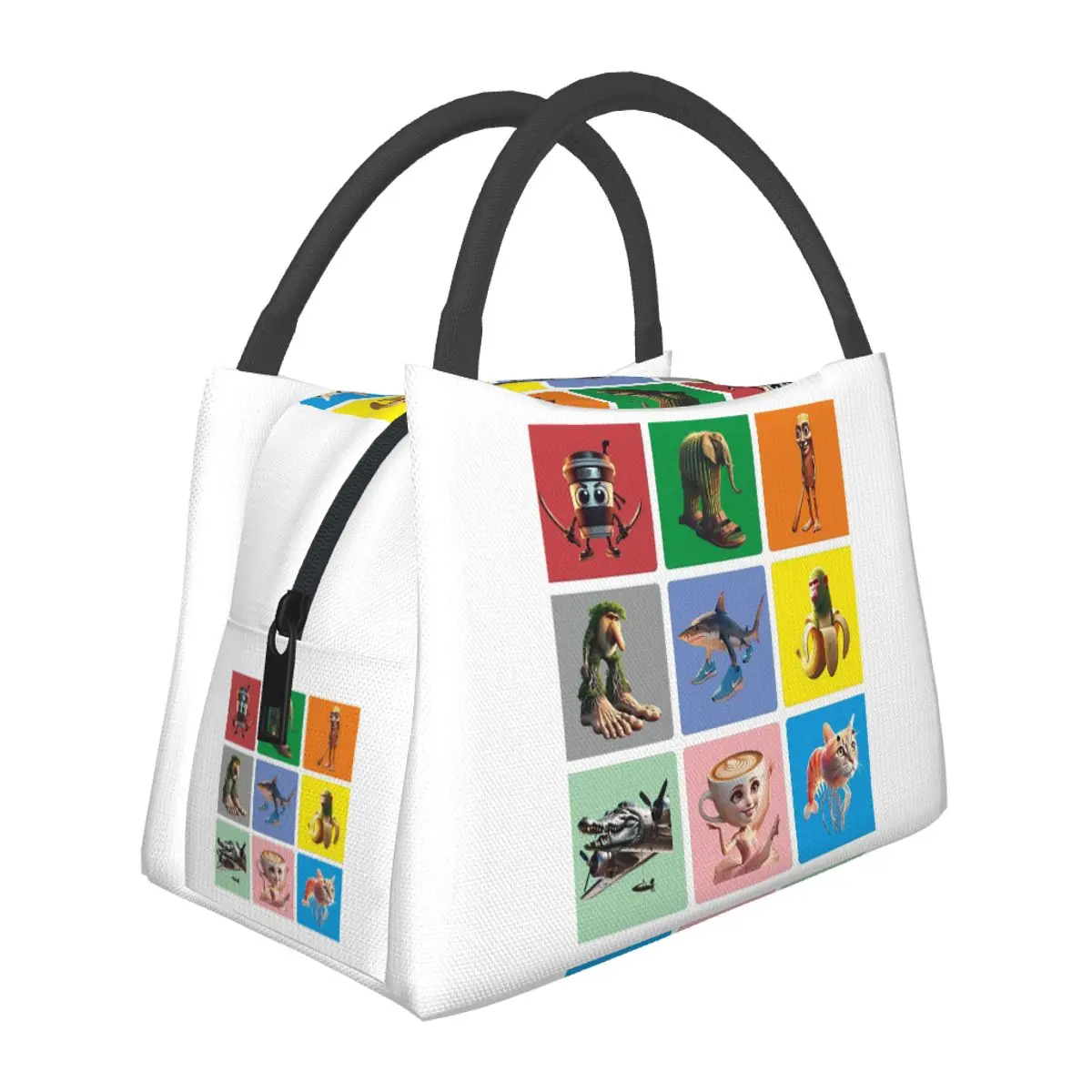 

Italian Brain Rot Anomaly Insulated Lunch Bag for School Picnic Storage Food Boxes Leakproof Container Cooler Thermal Lunch Box