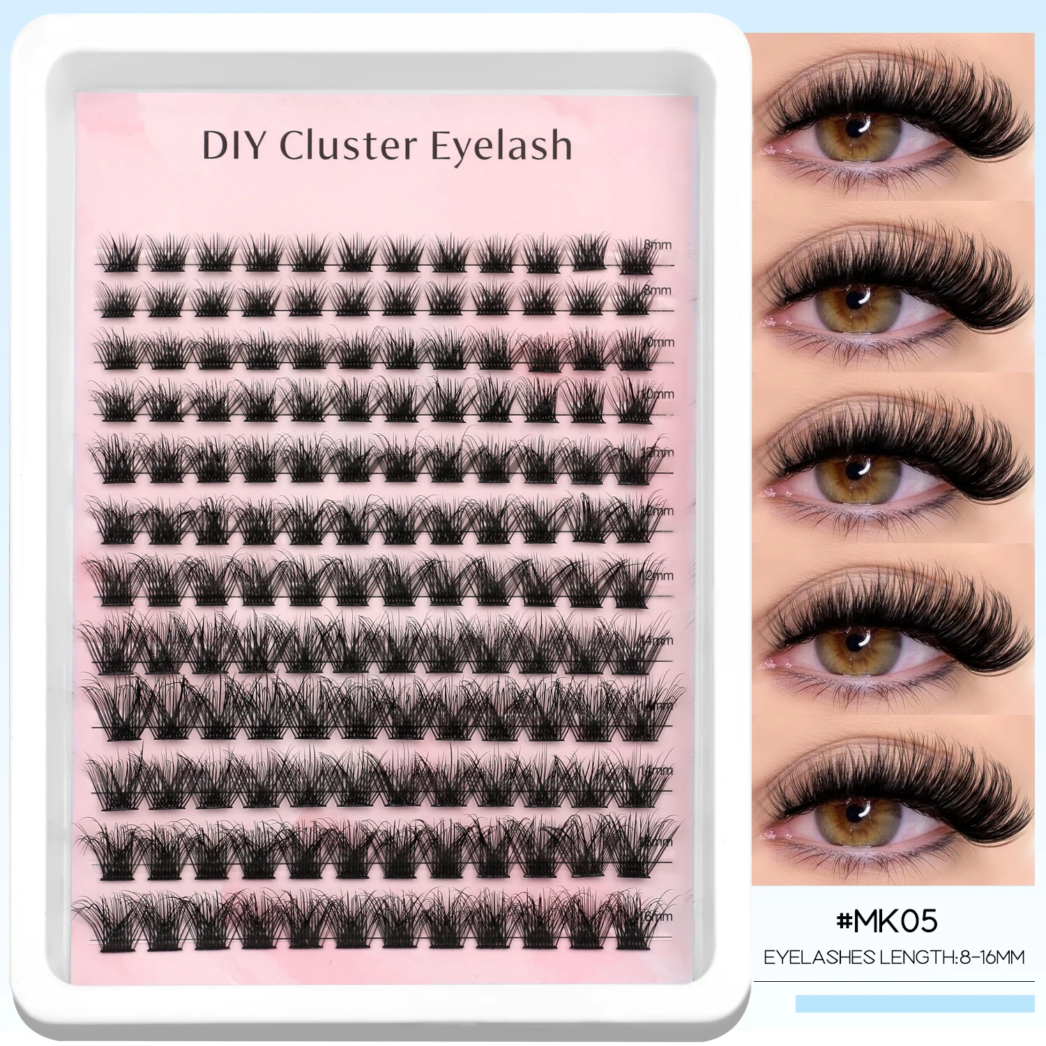 DIY Faux Mink Lashes, Voluminous Cat Eyelashes