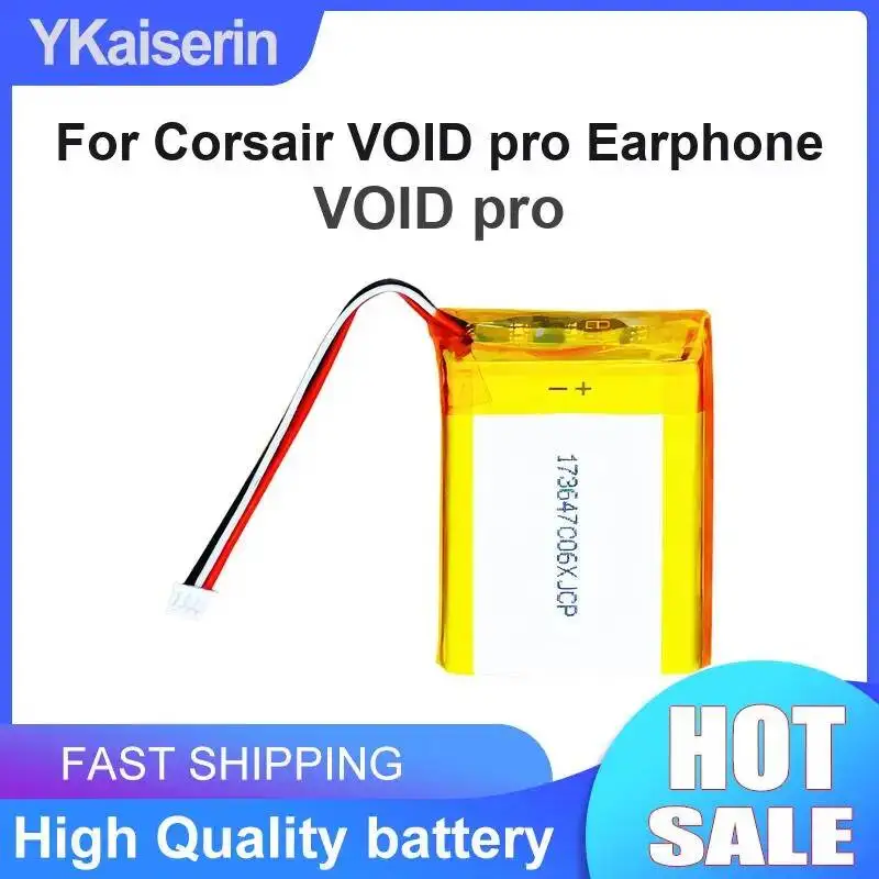 1800mAh Prolonged Performance For Corsair Void Pro Earphone Earphone Battery