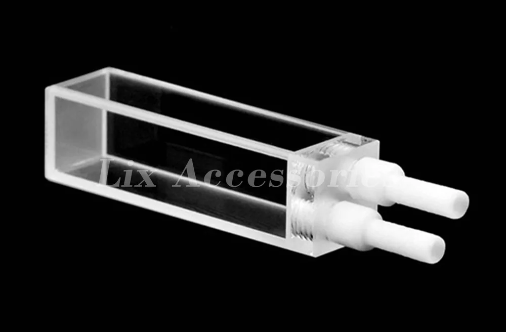 1X 10mm 3.5ML Quartz Fluorescence Flow Cell Cuvette