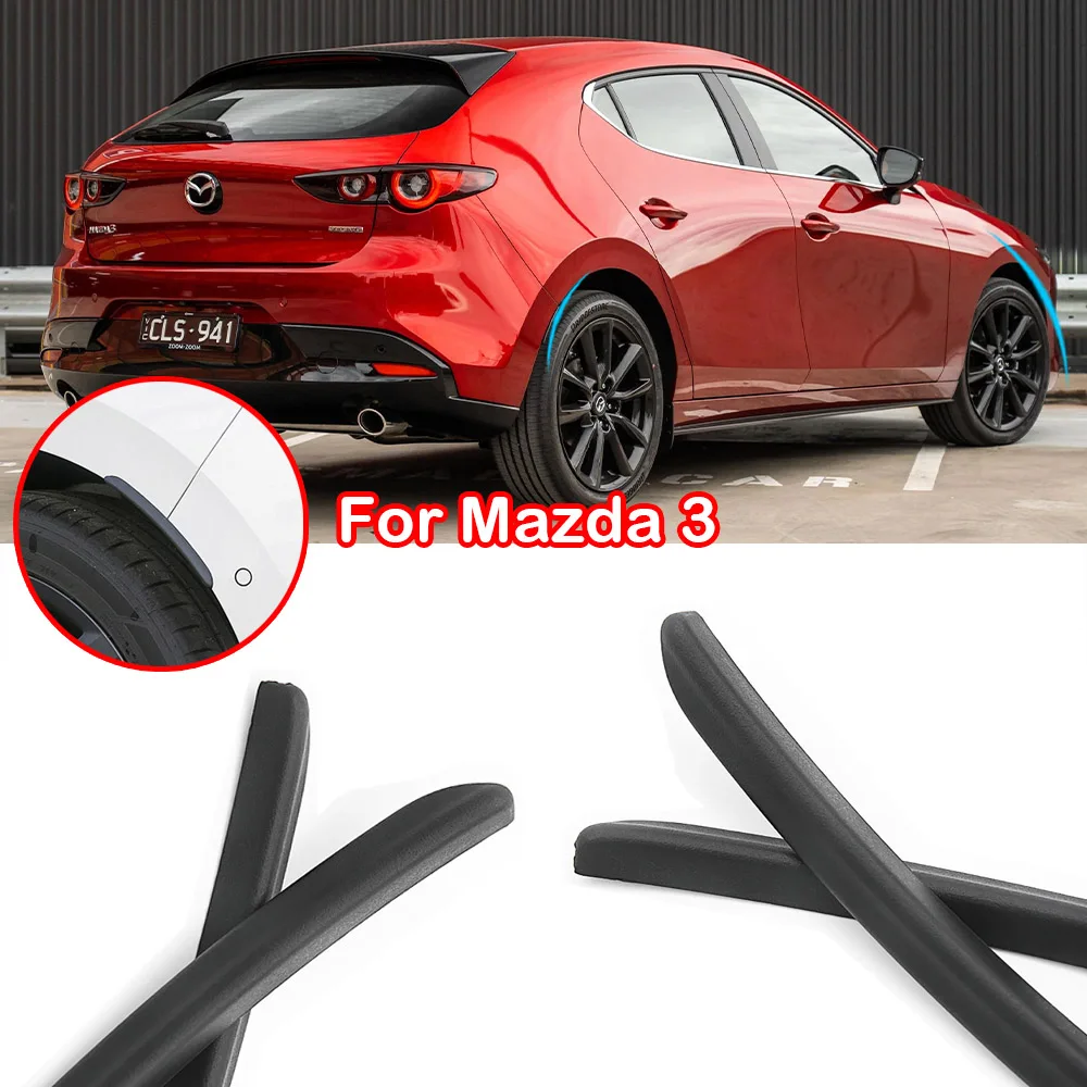OE Style Car Bumper Fender Flare Mud Flap Splash Guards Wheel Eyebrow Lip Protector Strips for Mazda 3 Speed 3 6 mazdaspeed6