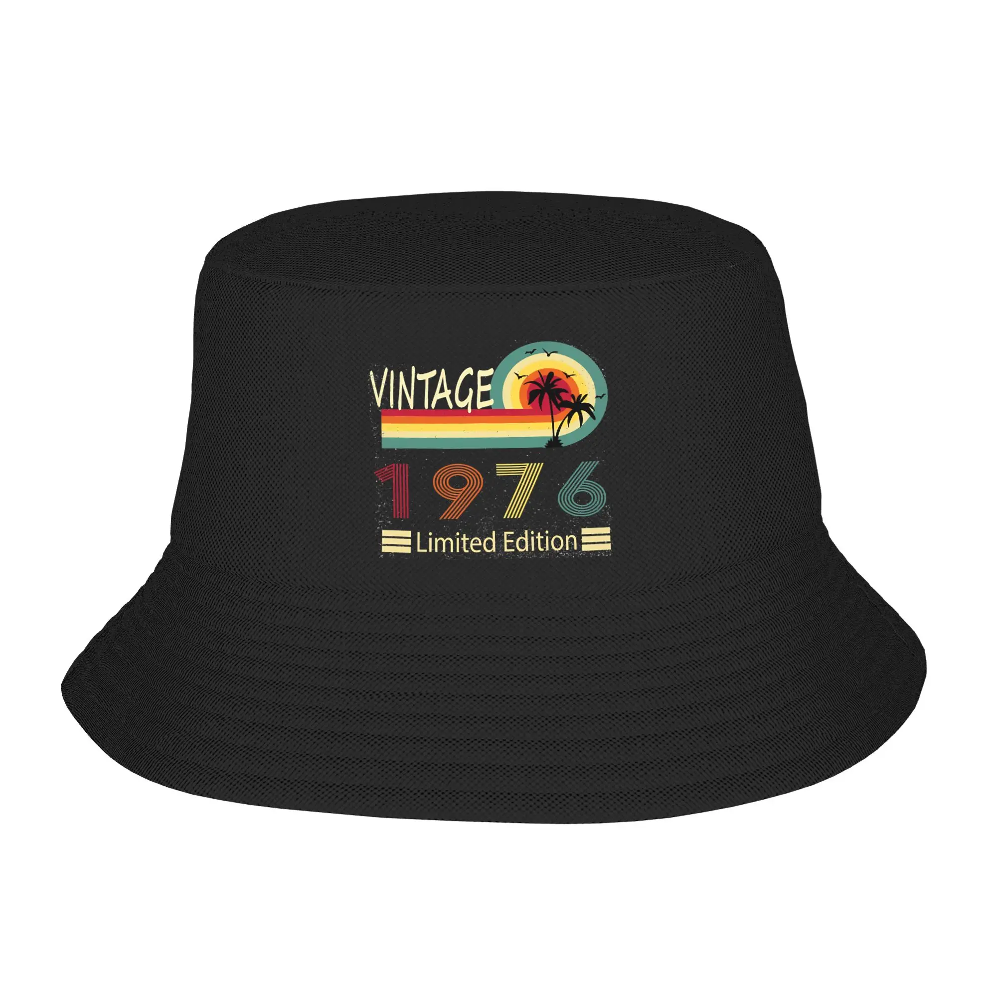 Vintage 1976 Limited Edition 1976 Birthday 50th Birthday Gift 50 Year Old  Bucket Hat Merch  Bob Hats For Travel Headwear