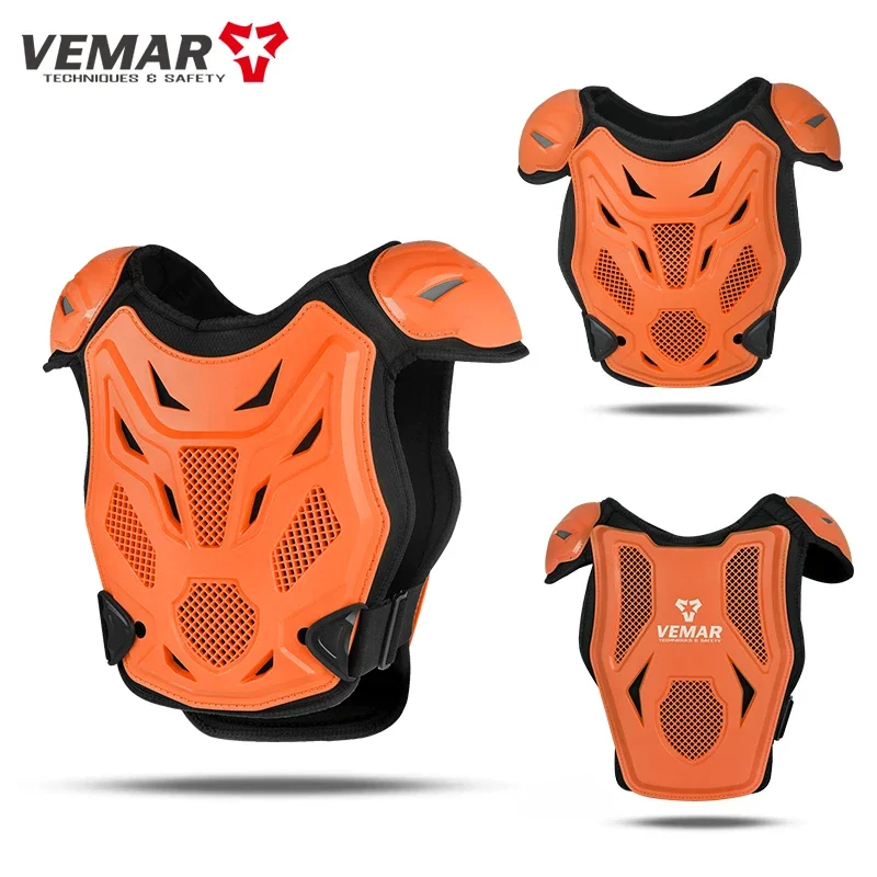 Kids Motorcycle DirtBike Body Armor Protective Gear Outdoor Driving Children Motocross Skiing Skating Chest Back Protection Vest