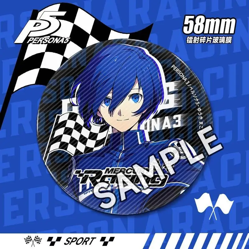 

Аниме Akechi Goro Amamiya Ren Game жесть значок мультяшная брошь на лацкане булавки сумка аксессуары для одежды подарки