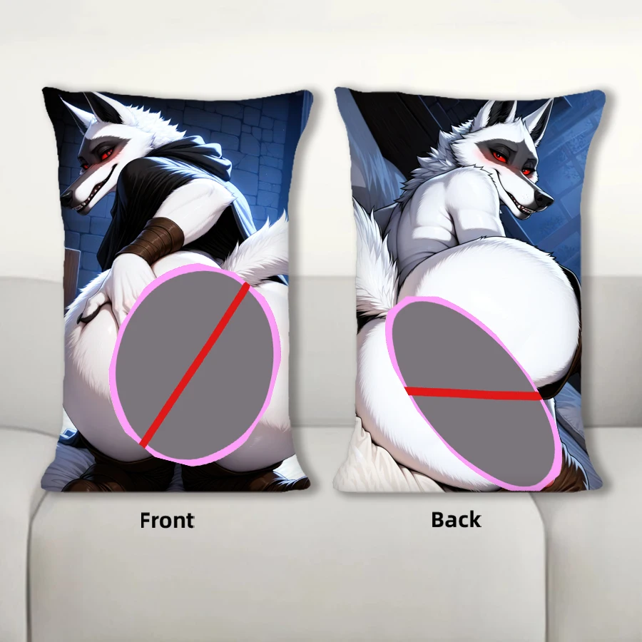 

Dakimakura Anime Death Wolf Sofa Cushion Body Pillow Cover Double Side Print Bedding Throw Pillow Case