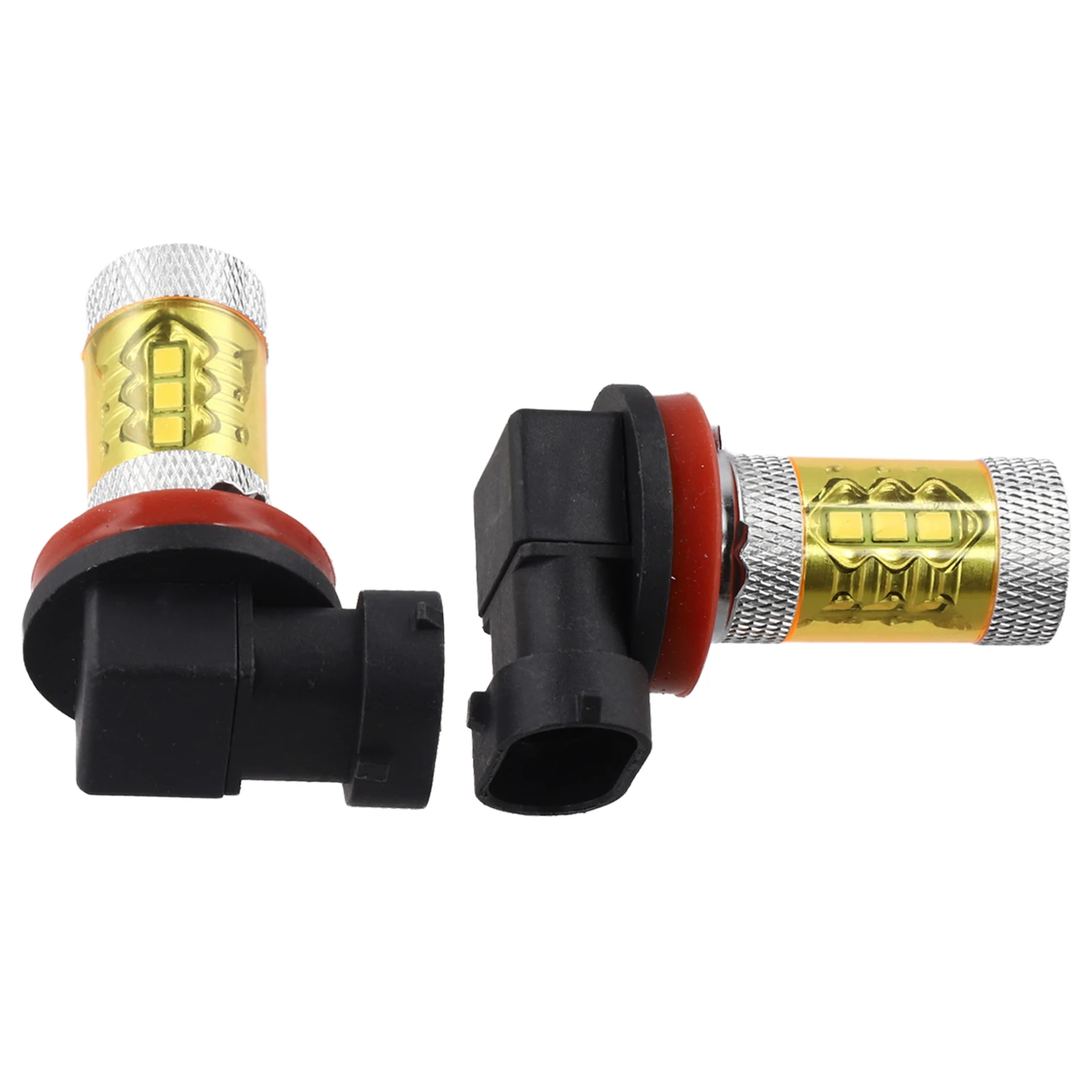 Light Fog Lamp 360 Degrees 50000H Aluminum Alloy Shell High Quality Replacement Yellow Light 1500LM 80W Accessories
