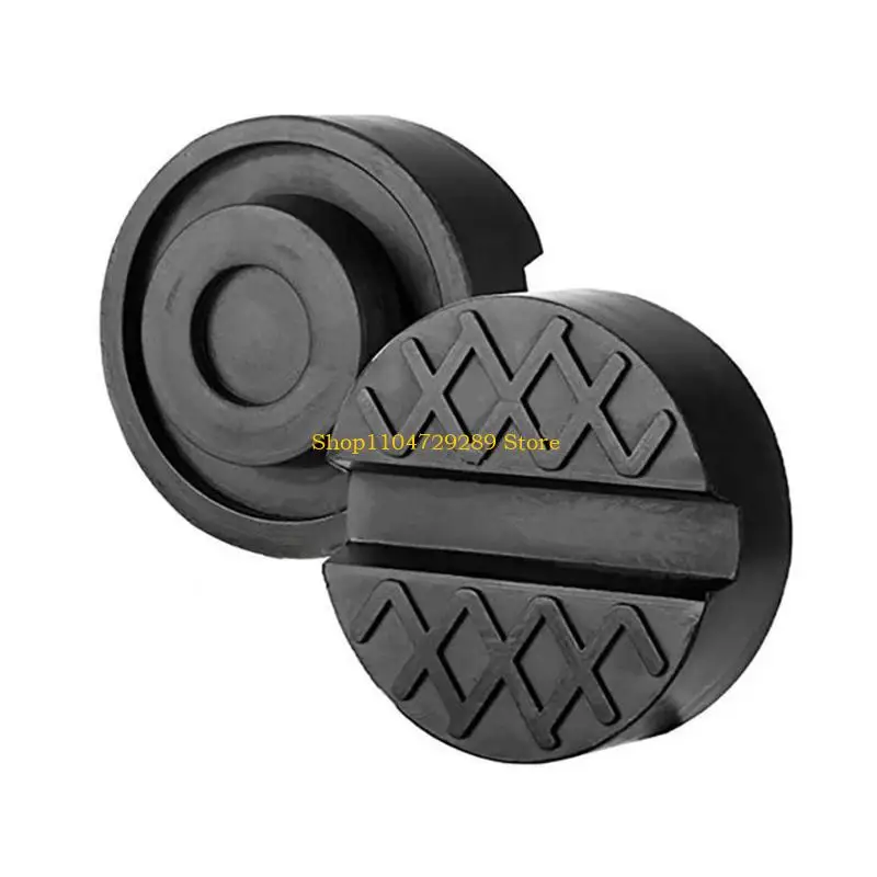 

D8KE Rubber Jacks Support Stand Cushion Pad Car Jacks Adapter Accessories for Lifting Vehicles Protects Automotive Chassis 2x