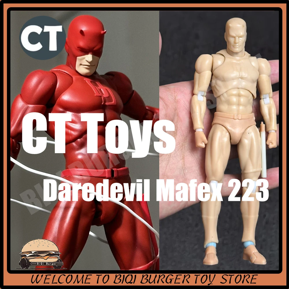 

НОВЫЙ CT Toys Daredevil Mafex 223, экшн-фигурка SHF Daredevil, комическая фигурка Born Again, фигурка из ПВХ, статуя, модель, коллекционный подарок