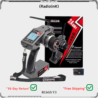 Radiolink RC6GS V3 2.4G 7CH Radio Transmitter with R7FG Gyro Receiver Telemetry for RC Cars Boats and Off-Road Vehicles