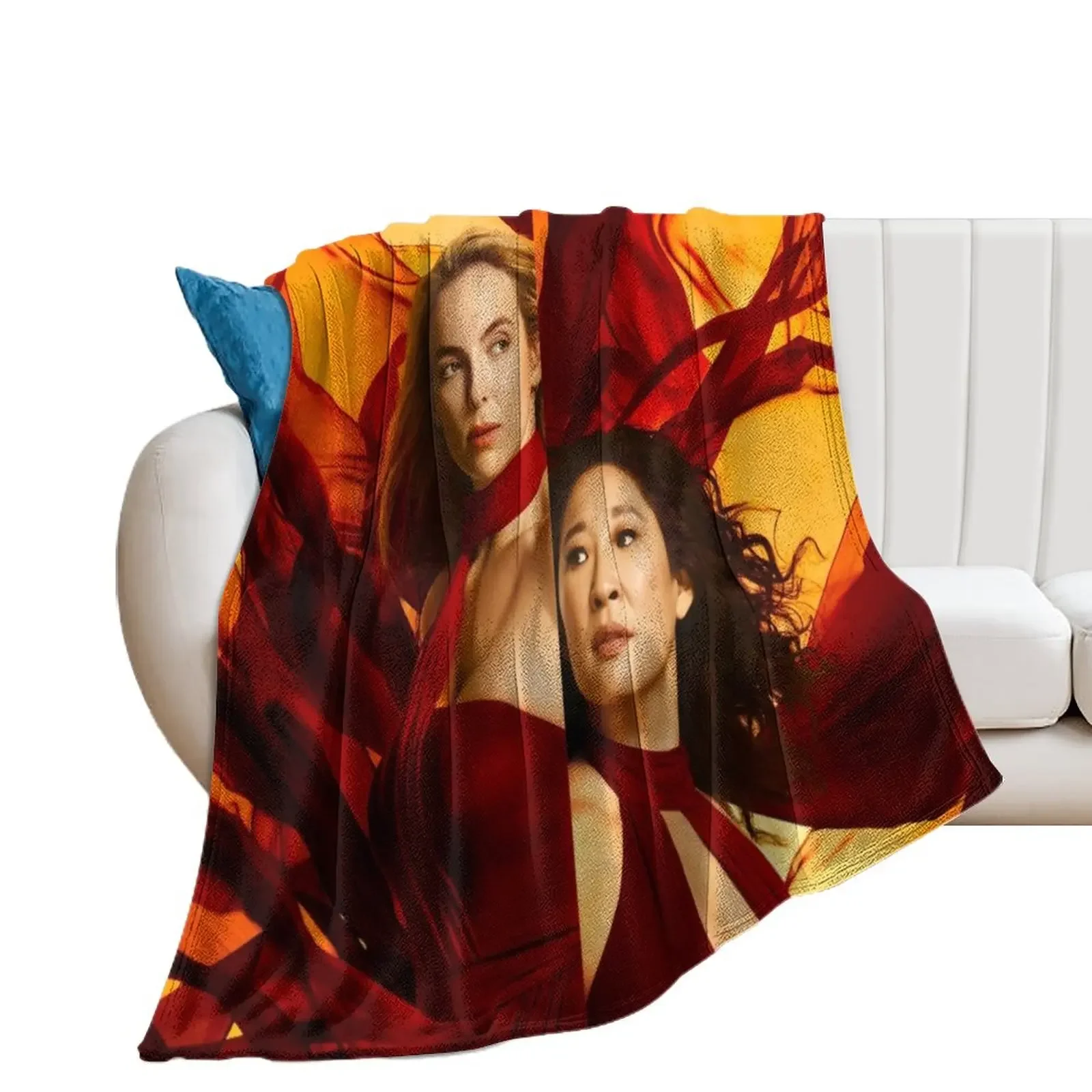 Killing Eve Movie Throw Blanket Luxury Designer Comforter funny gift Sofa Quilt Blankets