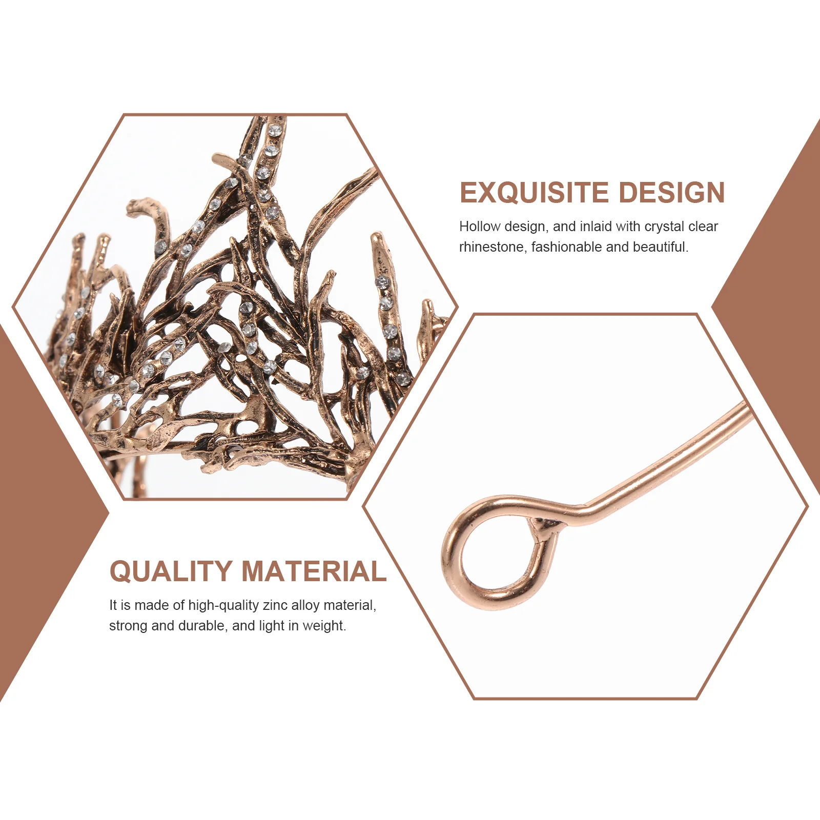 

1 шт., корона невесты в стиле барокко, свадебная тиара, элегантный свадебный головной убор со стразами, стильное украшение в виде короны для вечеринки, фото