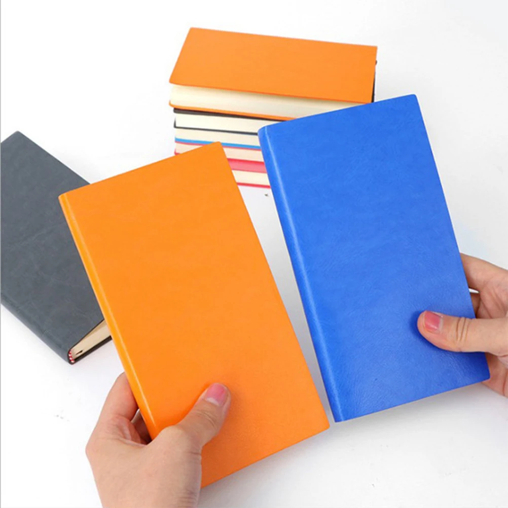 

4pcs Portable Small Pocket Notebook Business Student Note Pads PU Cover Diary Book Office Notepad Travel Journal Writing