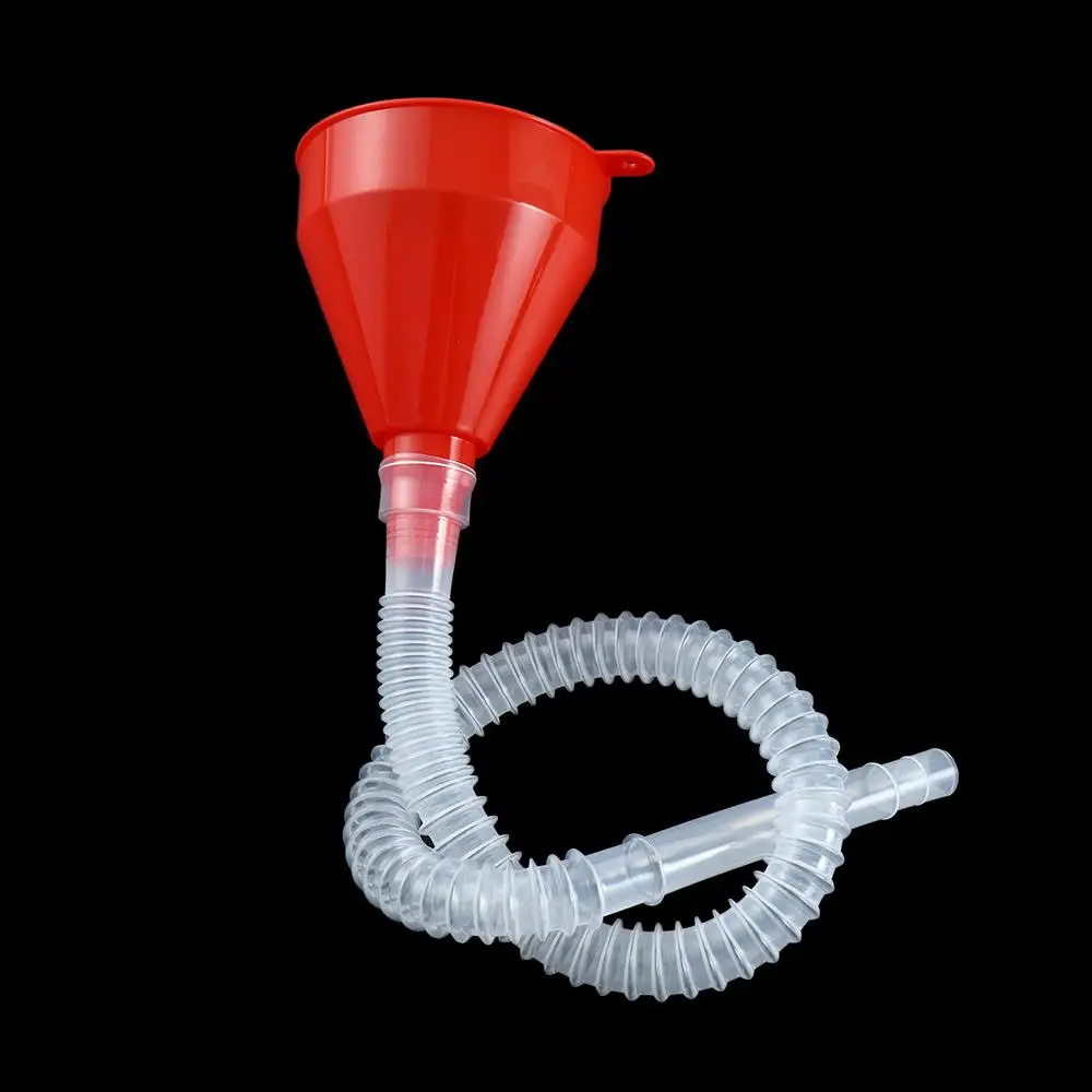 2 in 1 For Car Motorcycle Truck Auto Accessories Water Tank Funnel Fuel With Soft Pipe Petrol Diesel Fuel