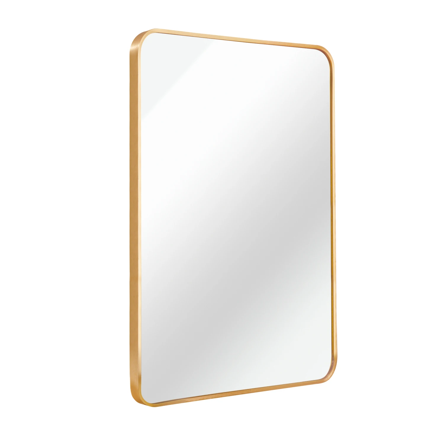 

Gold 24 "x32" Rectangular Bathroom Wall Mirror