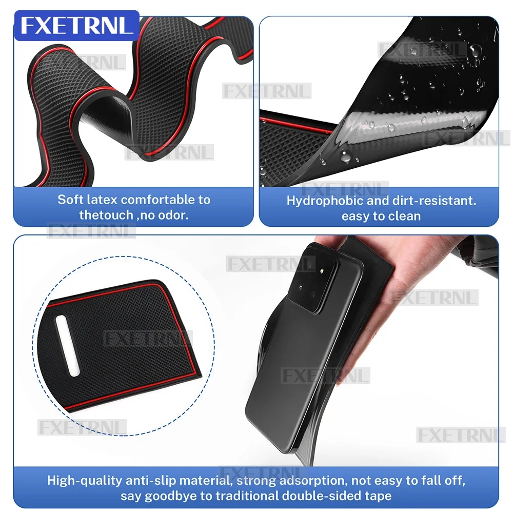 Front Passenger Dashboard Silicone Protective Pad Automotive Interior Decoration Accessor For Hyundai Tucson NX4 2024 2025 2026 view 6