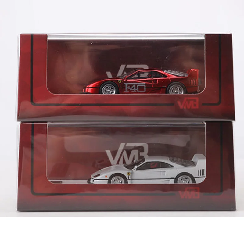 VMB Schaal 1/64 Ferrari F40 Limited Edition Legering Speelgoed Motorvoertuig Diecast Metaal Model Geschenken