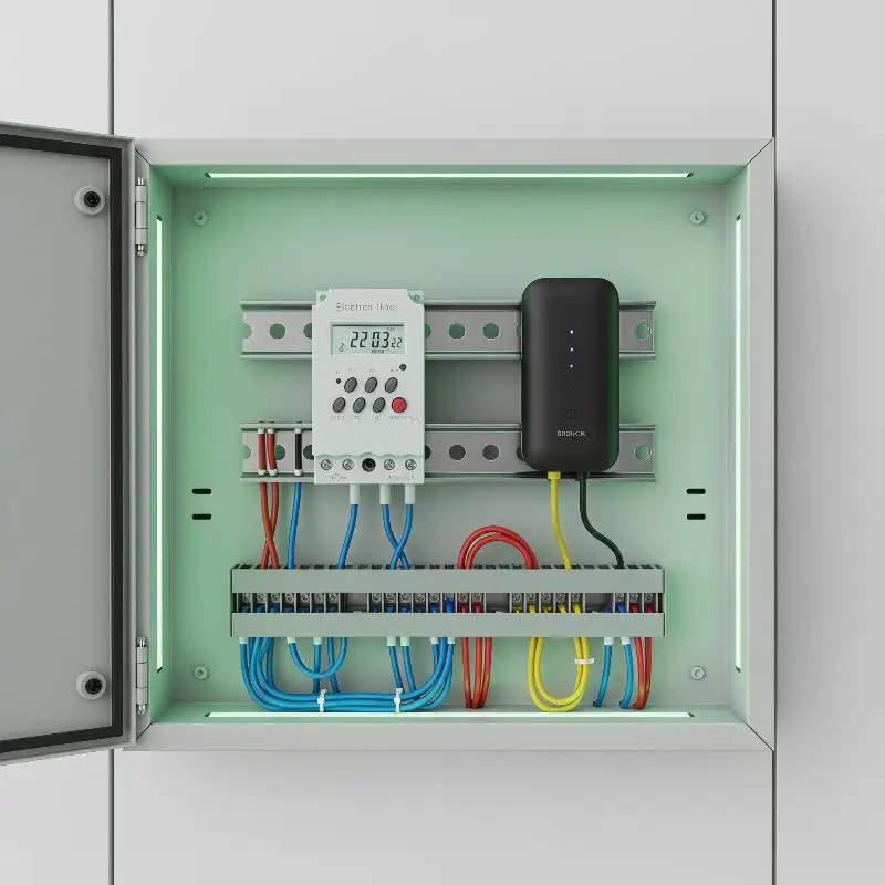 220V 30A Digital Timer Switch 16 ON/OFF Settings Second Setting 7-Day Weekly Programmable Relay for Garden Irrigation