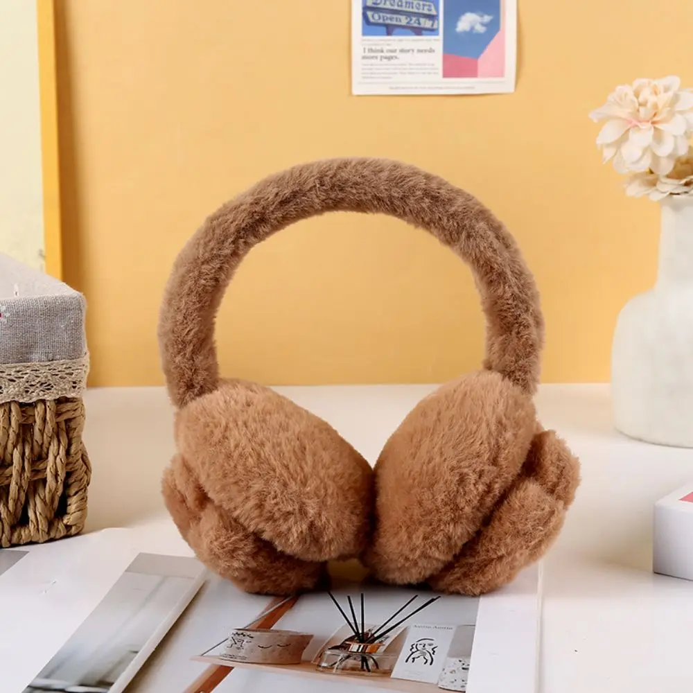 New Cartoon Soft Plush Ear Cover Thick Winter Warmer Ear Muffs Windproof Scalable Warm Earmuffs Children Girls