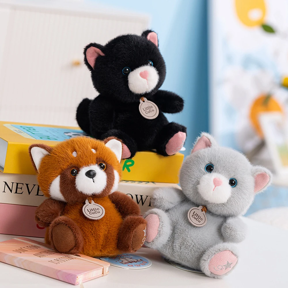 

Cuddle Penguin Plush Toys Chubby Raccoon Stuffed Animal Cartoon Panda Soft Dolls Cute White Rabbit Plushie Lifelike Small Koala
