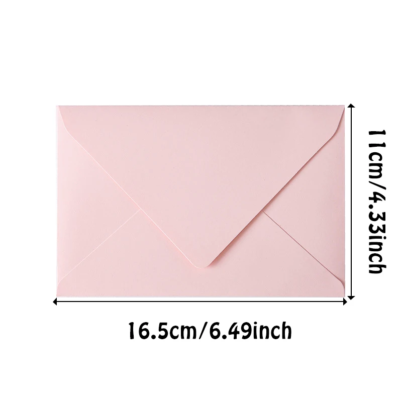 10pcs/lot Envelope for Wedding Invitations Retro High-grade 16.5x11cm 250g Paper Postcards Small Business Supplies Stationery