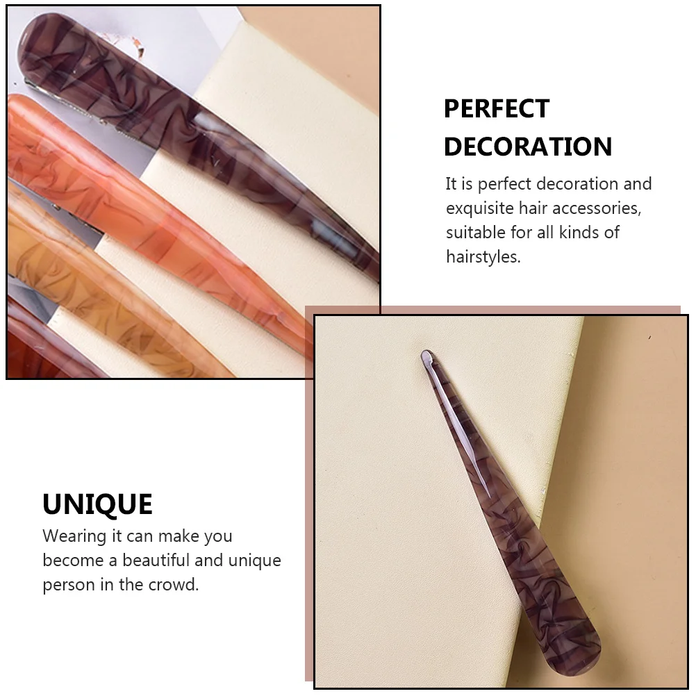 

1Pcs Acetate Vintage Duckbill Hair Clip Delicate Alligator Clip Stylish Hairpin Fashion Hair Accessory for Women All Occasions