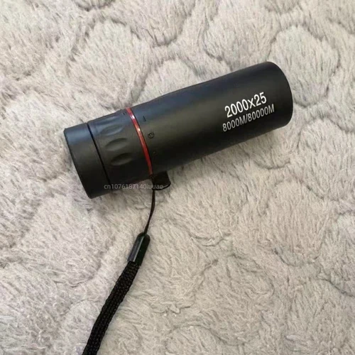 Imagen 2 del producto Telescopio 2000x25, telescopio monocular para exteriores, mini portátil de alta definición de gran aumento, para turismo y caza