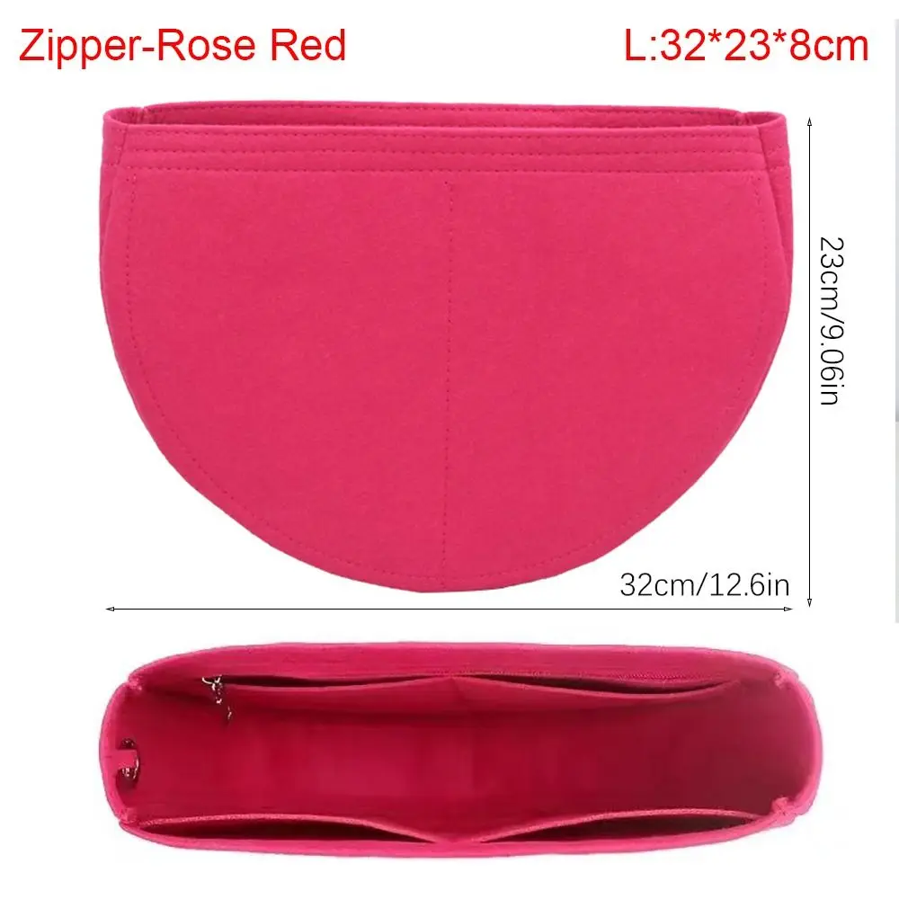 

High-quality Felt Handbag Insert Bag Bag Support Organization Purse Liner Portable Storage Bag Organiser