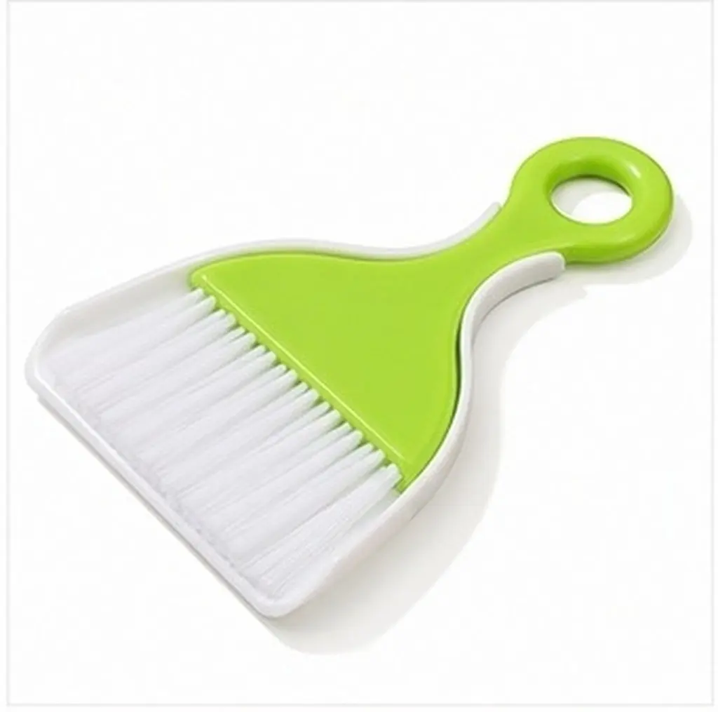 2Sets Creative Mini Dustpan Broom Set for Desktop Keyboard Cleaning Household Supplies Portable Handy Cleaning Broom
