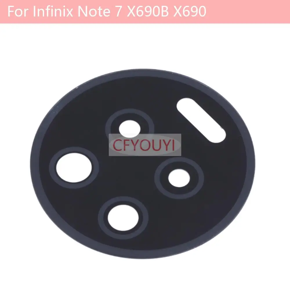 For Infinix Note 7 X690B X690 Back Camera Lens With Adhesive Stickers Replace Part