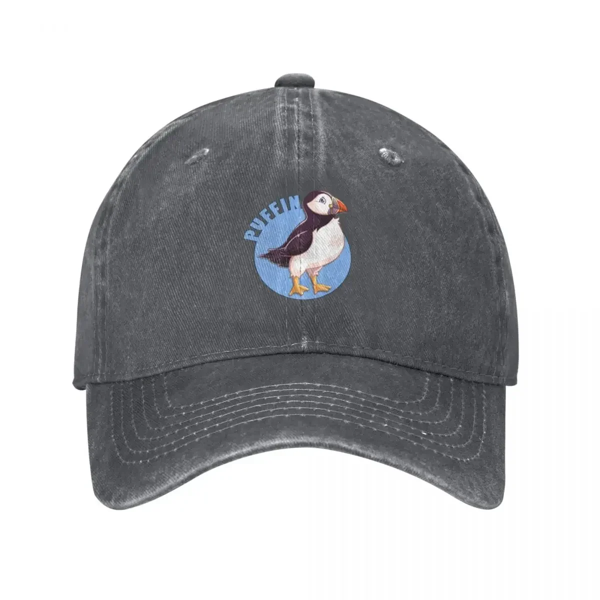 

Cute Puffin Logo Baseball Cap foam party Hat Golf Wear Hat Beach Military Cap Man Women's Golf Clothing Men's