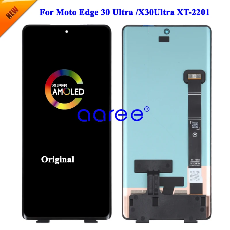 

AMOLED LCD Screen Original ForMoto Edge 30 Ultra LCD Display For Moto X30 Pro Display LCD Screen Touch Digitizer Assembly