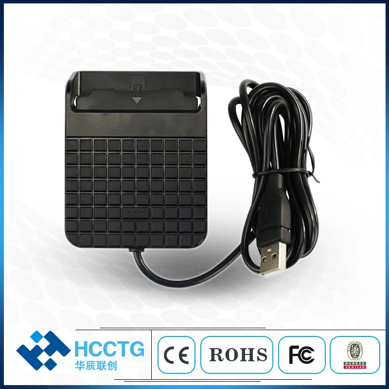 CCID ISO 7816 USB Contact IC Chip Card Reader And Writer DCR33