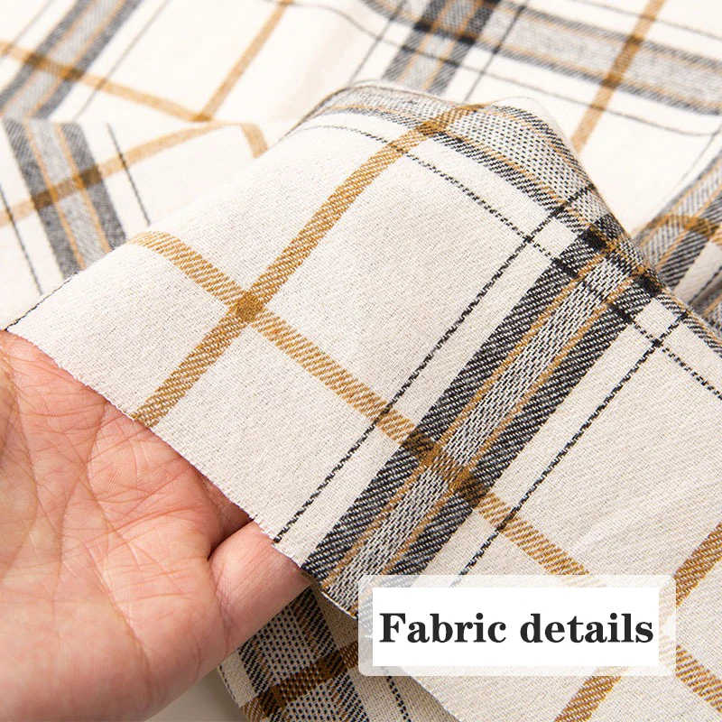 قماش منقوش على الطراز البريطاني 1 م/2 م/3 م/5 م - مزيج من القطن والبوليستر لملابس الخريف/الشتاء (متر)