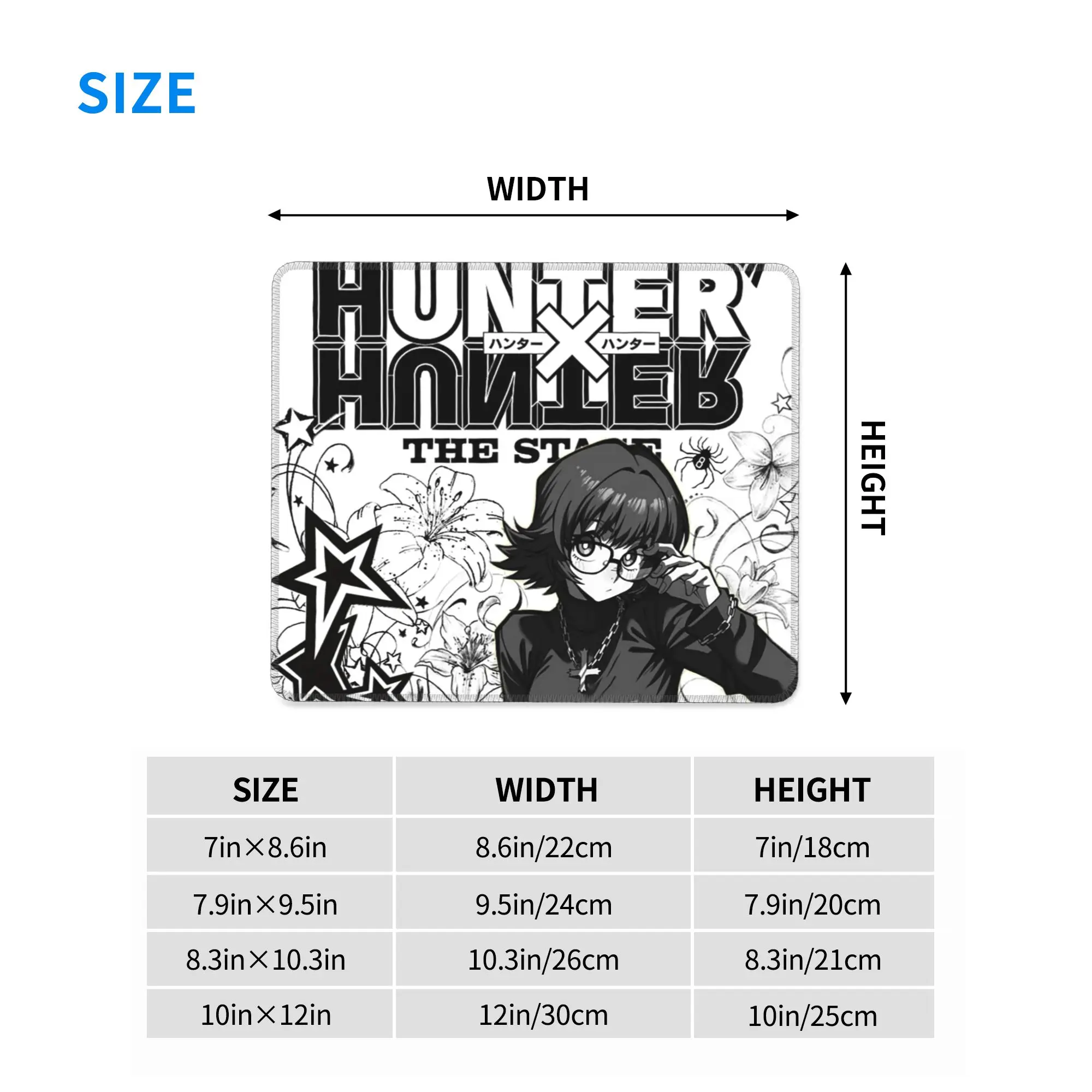 Japanese Hunter X Hunter Small Drop Shizuku Murasaki Mouse Pad Computer Keyboard Mouse Mat Gamer PC Laptop Desk Mat Table Mats