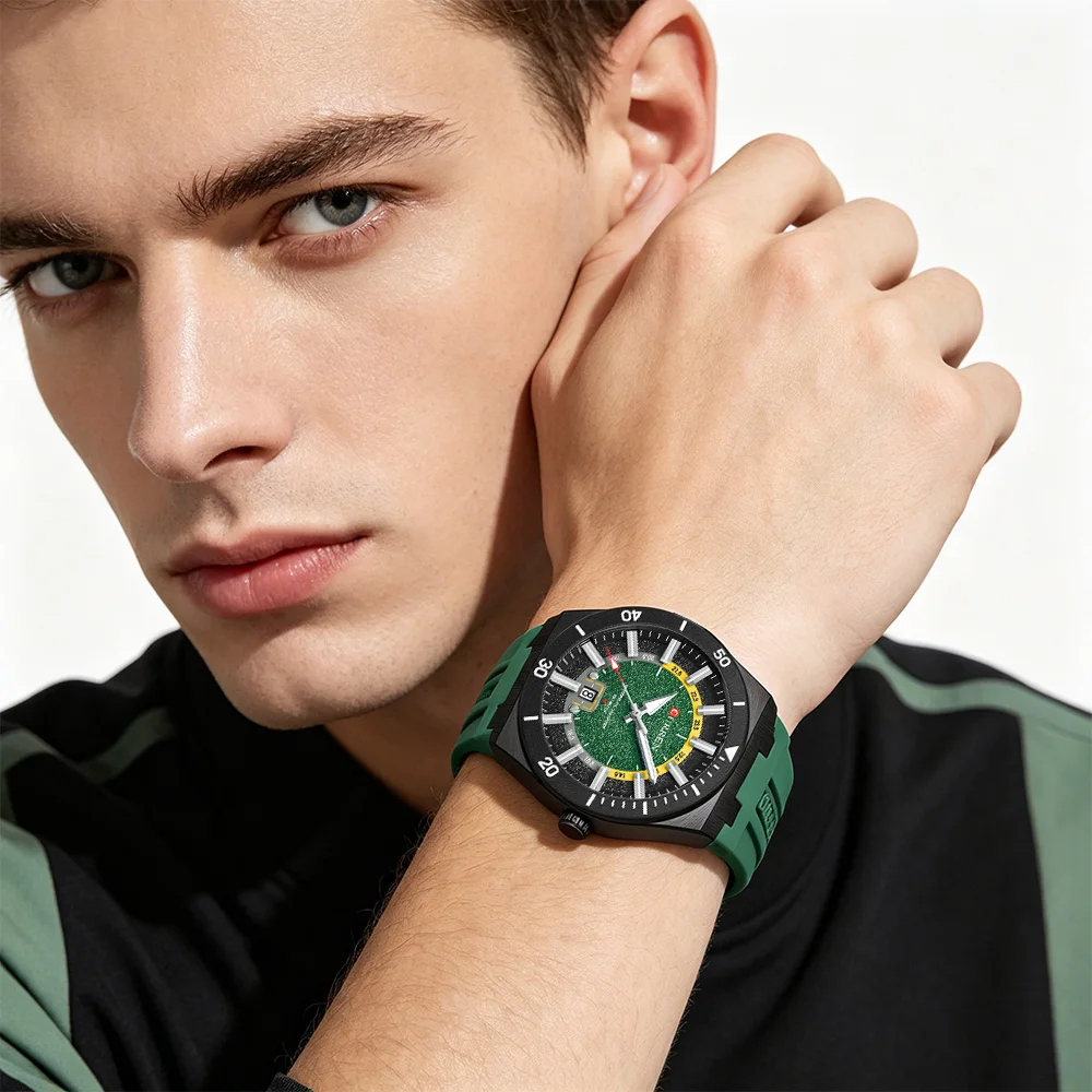 CURREN New Arrival Luxury Top Brand Men Quartz Watch Multifunctional Waterproof Calendar Week Luminous Wristwatch