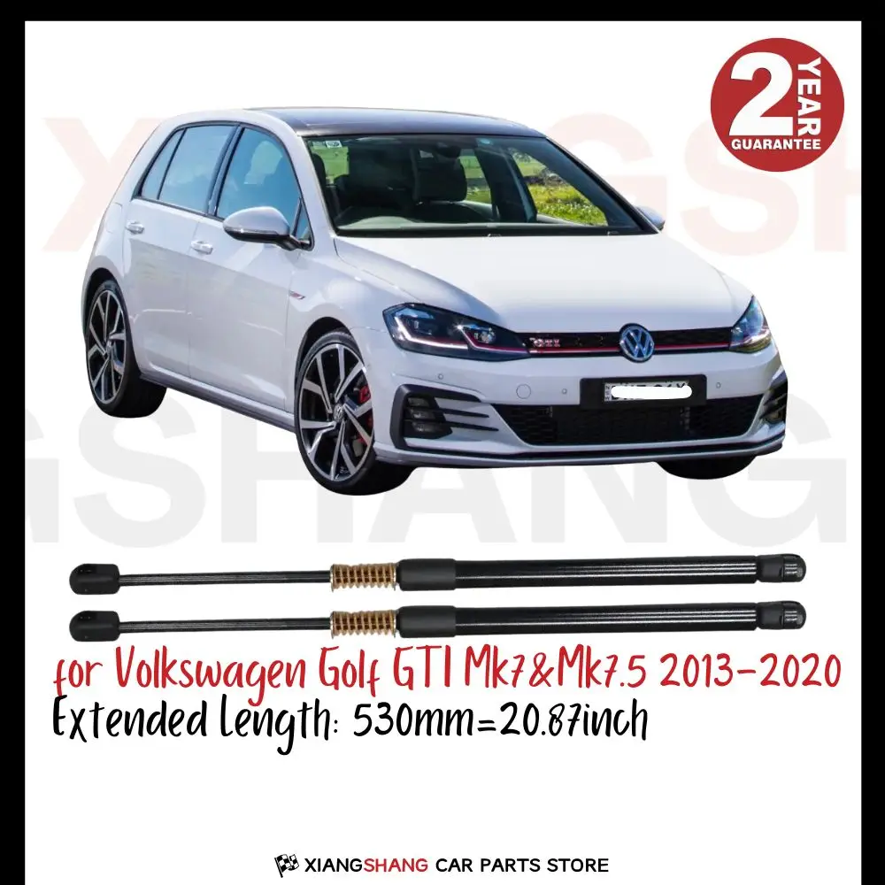 

2pcs Rear Tailgate Damper for Volkswagen Golf GTI Mk7&Mk7.5 2013-2020 Tailgate WITH SPRING Trunk Boot Gas Charged Gas Struts