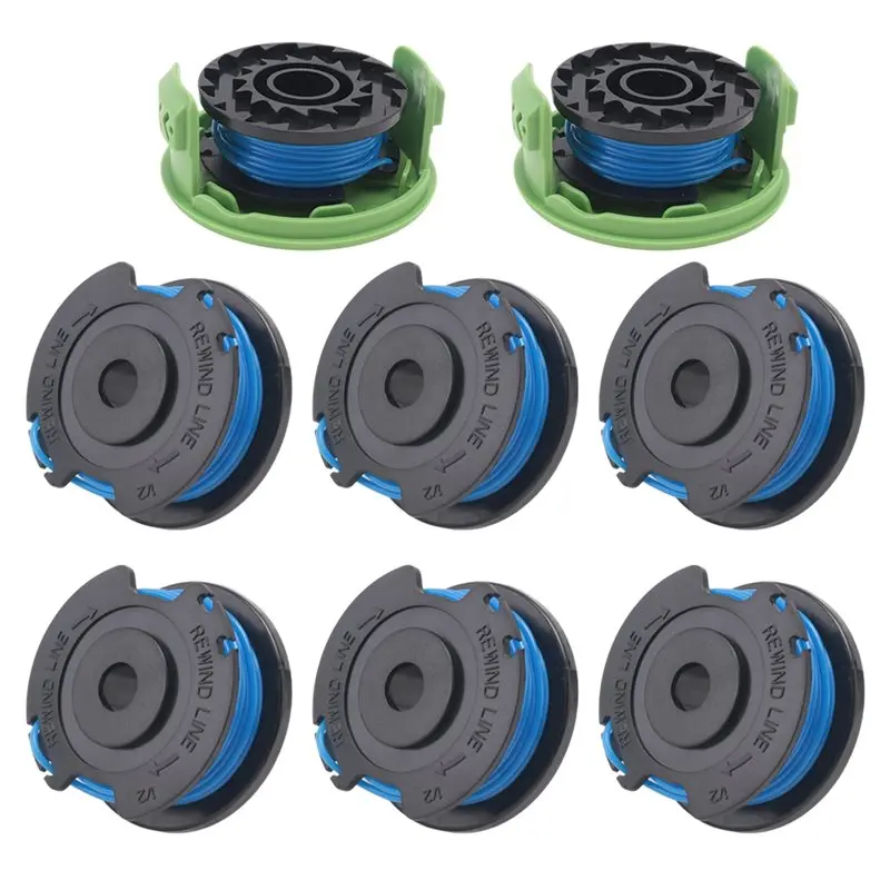 

A36T-29252 29092 String Trimmer Replacement Spool Line For Greenworks 24V 40V 80V Weed Eater Cordless Trimmer(8 Spool, 2 Cap)
