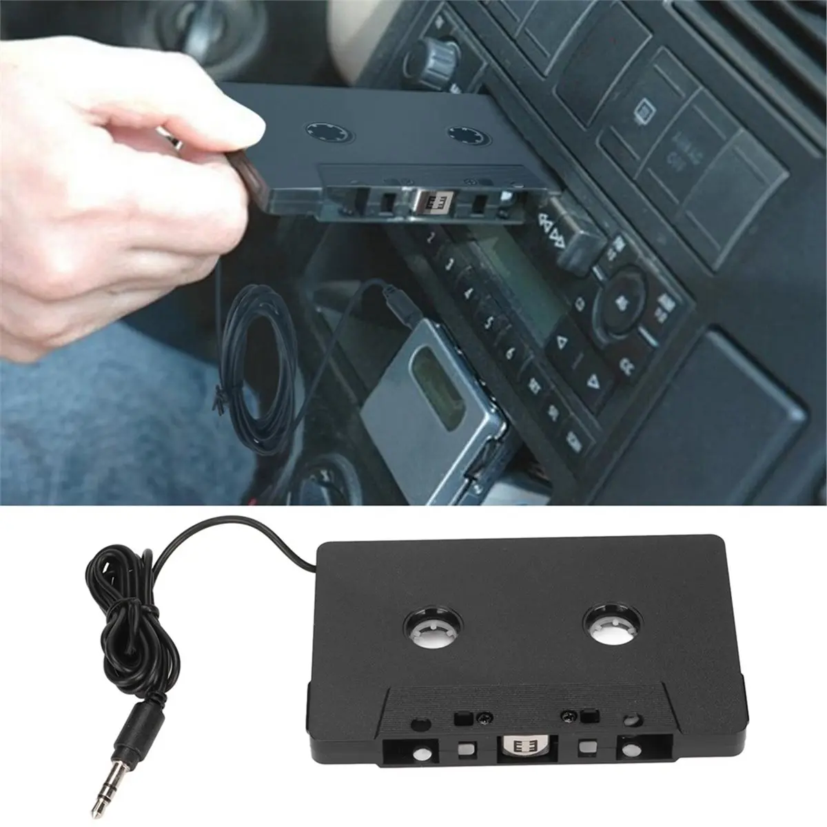 【A75T】 Cassette Adapter Car Cassette Adapter Bluetooth Cassette Adapter Converter 3.5mm for Phones Tablets Car Speaker