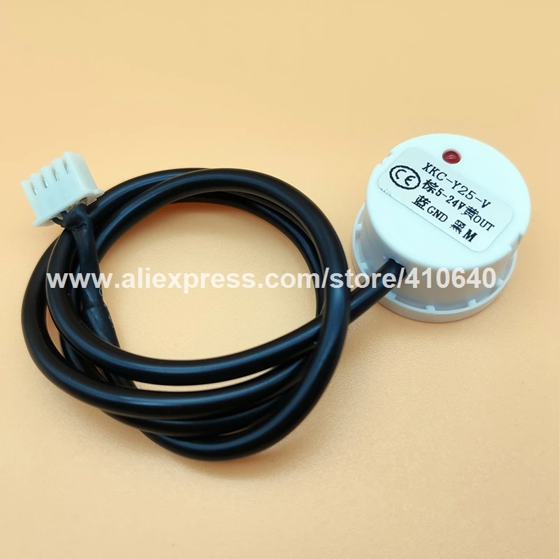 

20 Pcs XKC-Y25-V Non-contact Capacitance 5-24V DC Level Sensor Level Transducer Easy to Install Mini Size No Need Touch Water