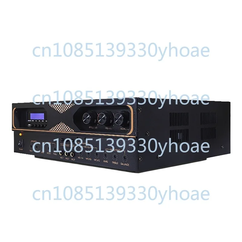 Professional card package power amplifier high power home KTV conference anti-howling HIFI audio reverb heavy bass