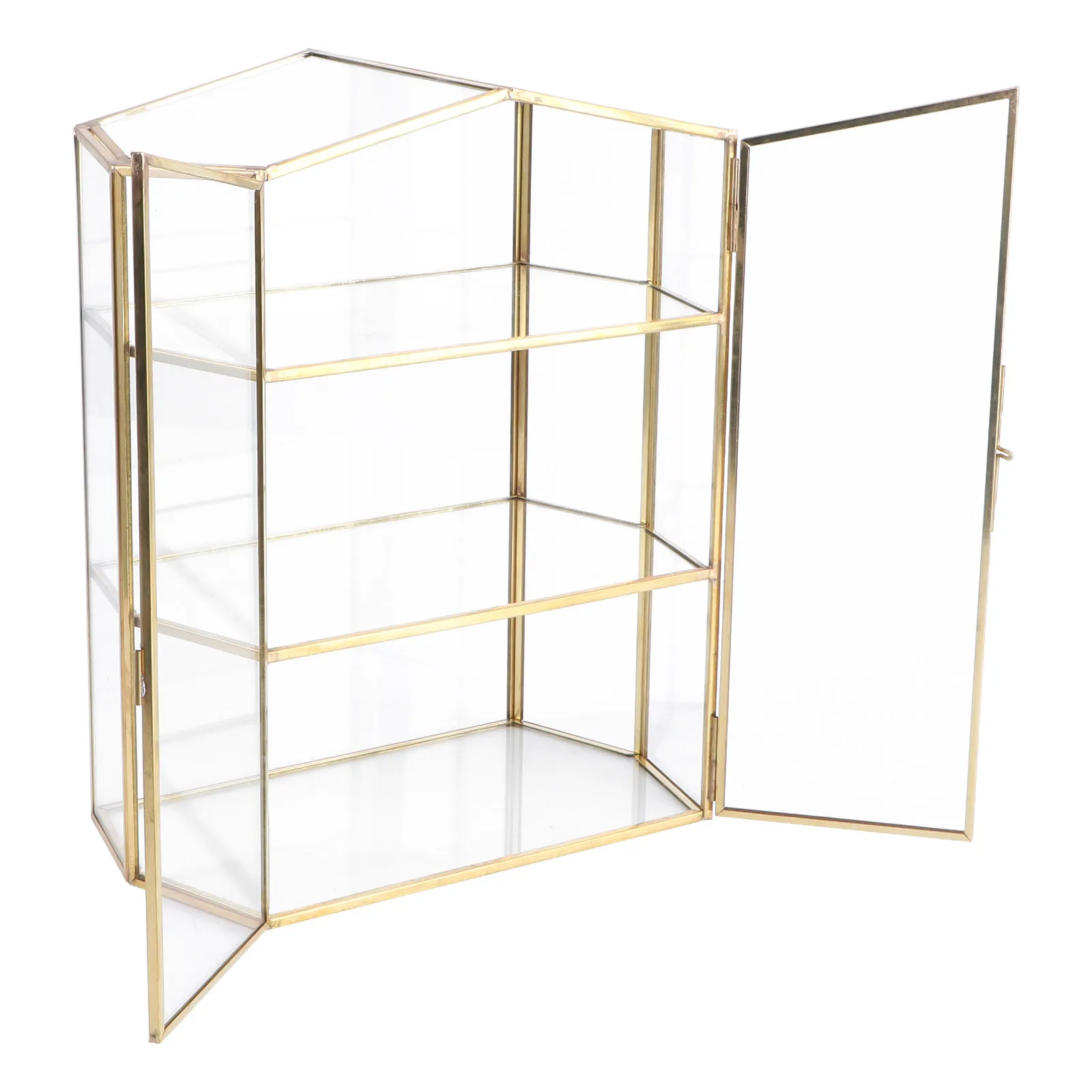 

Многоуровневая шкатулка для украшений из стекла, 3-ярусный органайзер для косметики и ювелирных изделий, для дома и рабочего стола, не деформируется