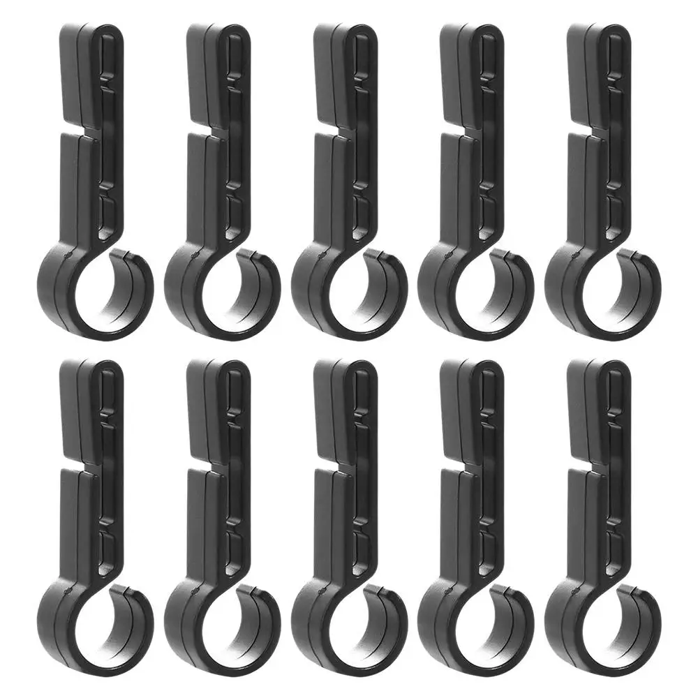 

Multi-Purpose 10 Pcs Fixed Buckle Anti Slip Plastic Outdoor Tool Helmet Clip Safety Hook Safety Cap Hook Head Light Clamp