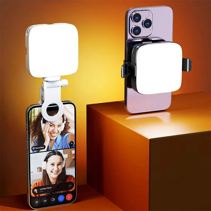 

ANLAIKE светодиодный заполняющий светильник, двухцветное освещение, холодный башмак для камеры, видеокамеры, видеоблога, съемный задний зажим для мобильного телефона, фотографии Lig